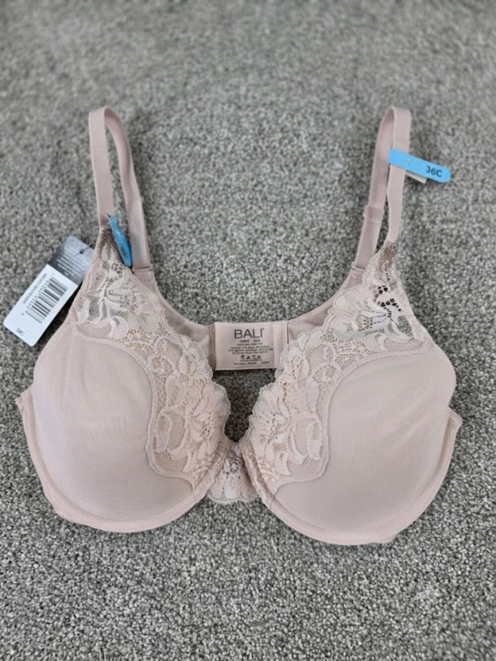 🌸 NWT Bali Lace Desire Underwire Bra – Size 36C